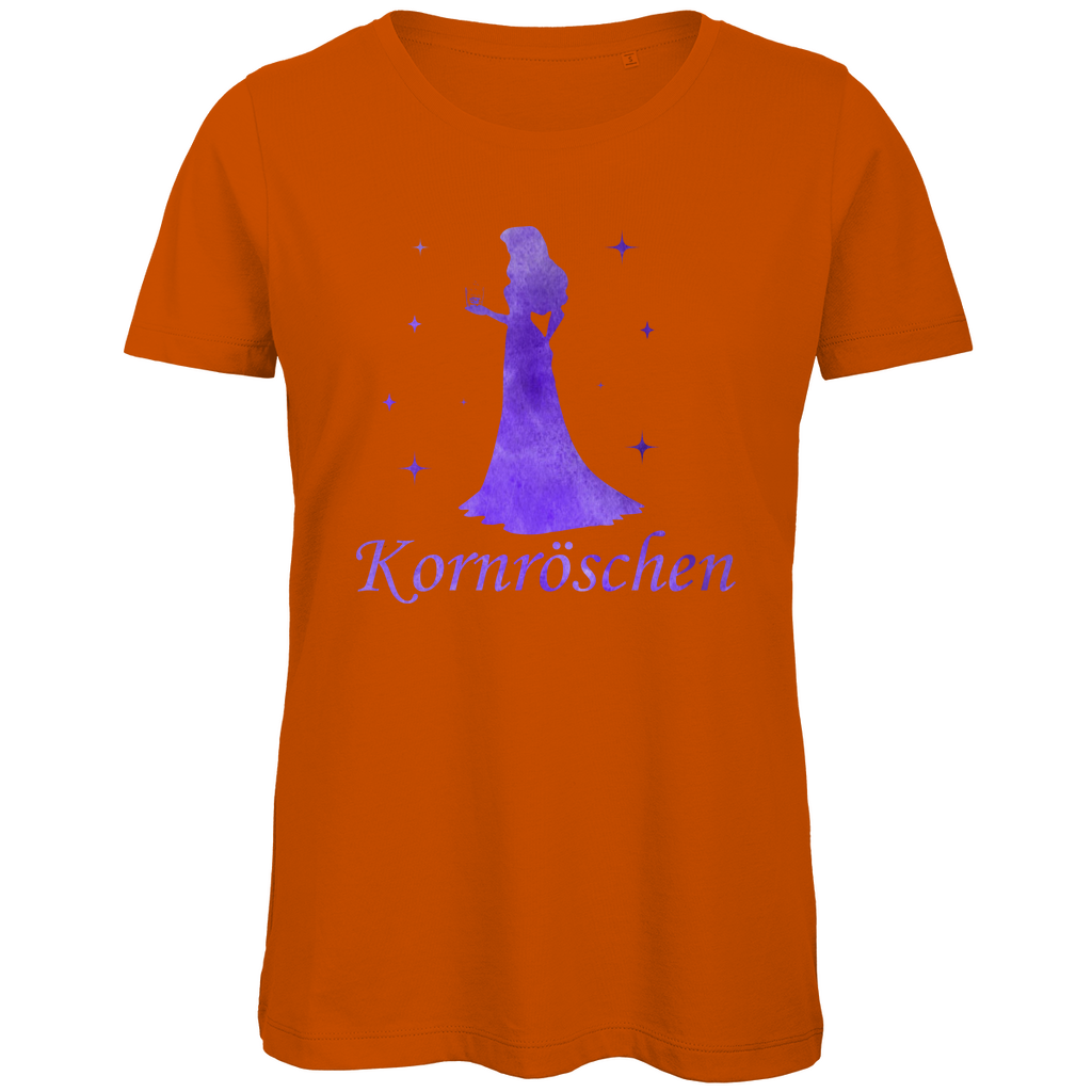 Kornröschen - Prinzessin Aquarell - Damen Premium Bio T-Shirt Urban Orange
