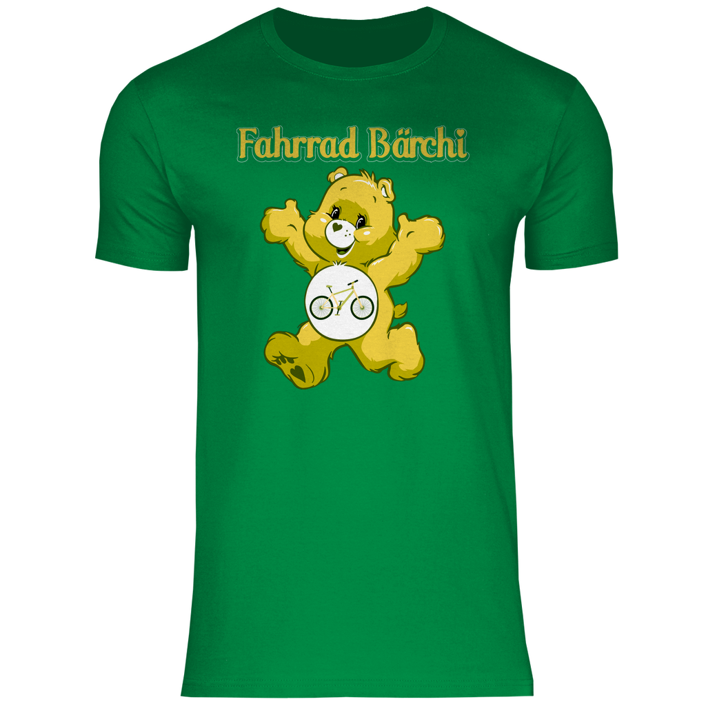 Fahrrad Bärchi - Glücksbärchi - Herren Shirt Kelly Green