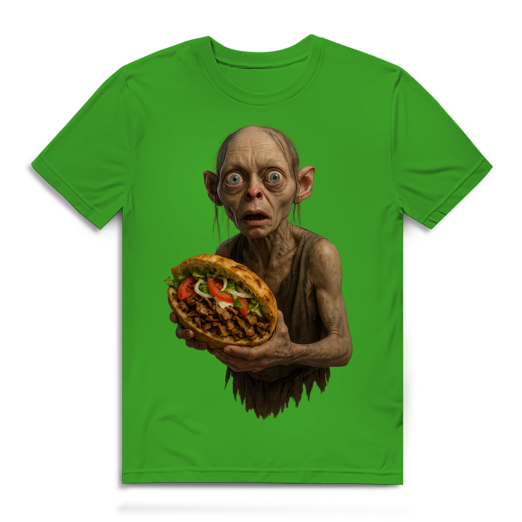 Döner mein Schatz Gollum LOTR - Herren Premium Bio T-Shirt Real Green
