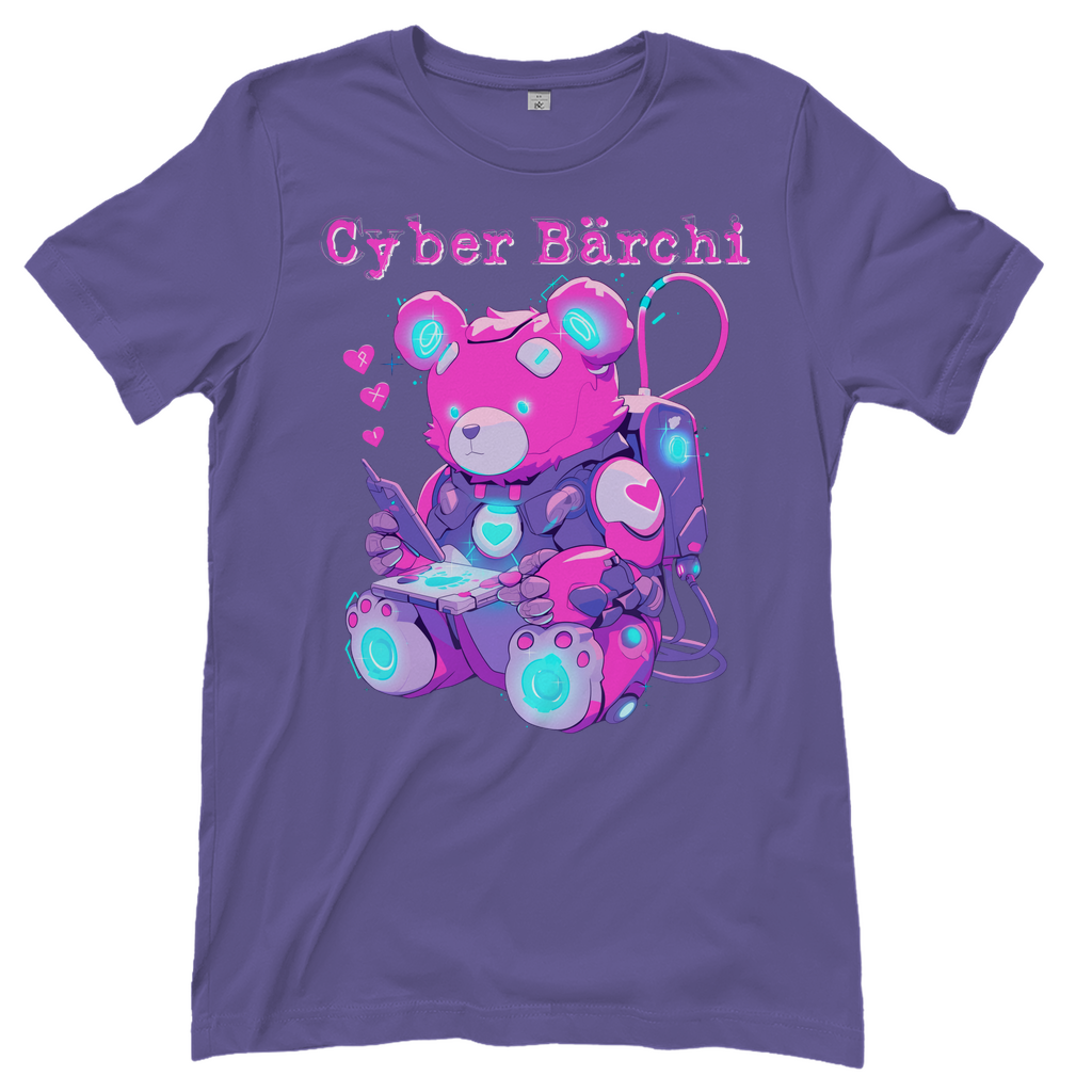 Cyber Bärchi - Glücksbärchi - Damenshirt Millennial Lilac