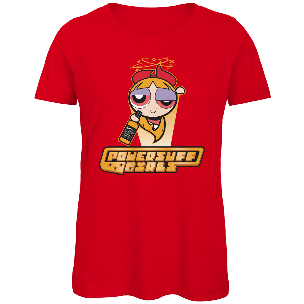 Blossom Powersuff Powerpuff Girls - Damen Premium Bio T-Shirt Red