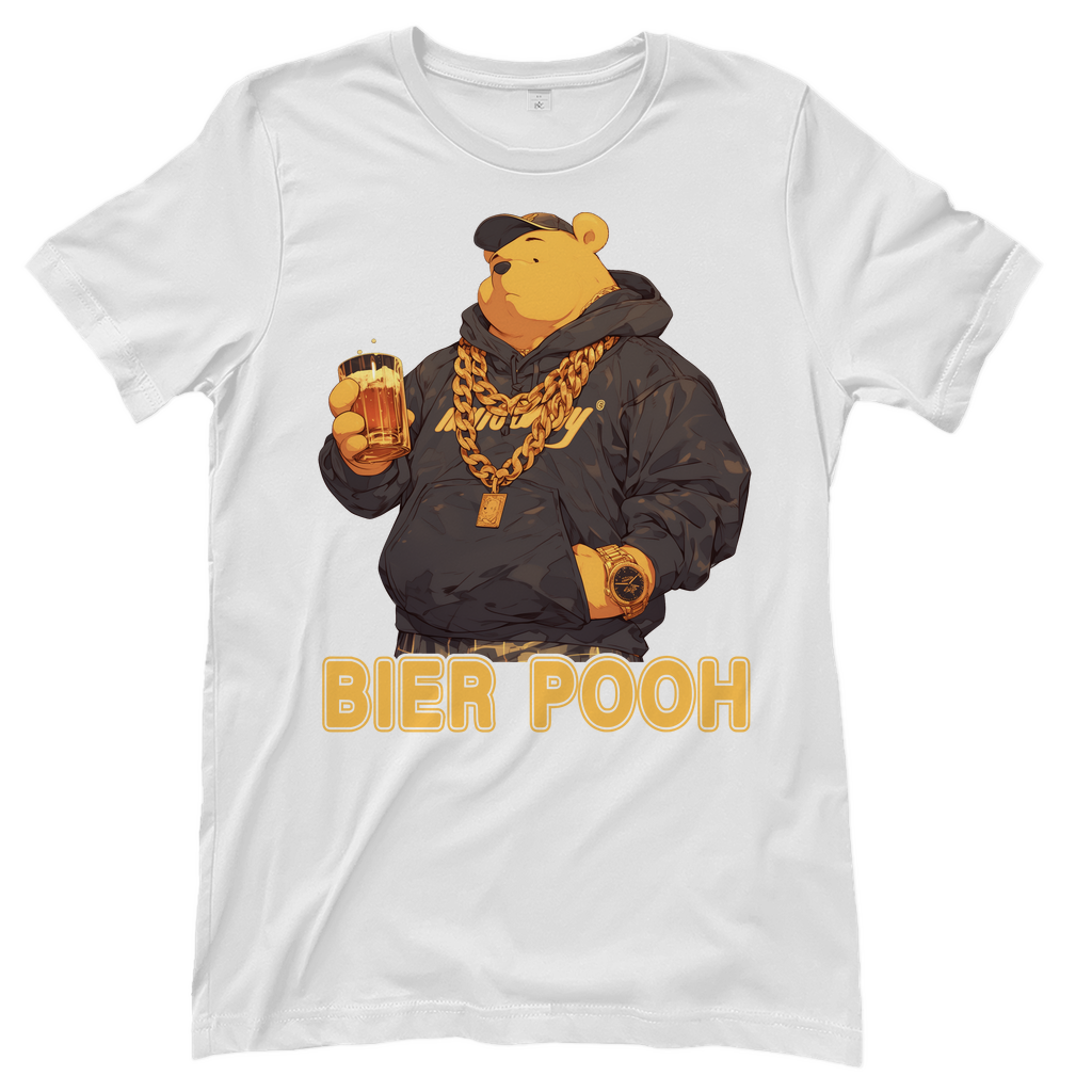 Winnie the Bier Pooh - Damenshirt White