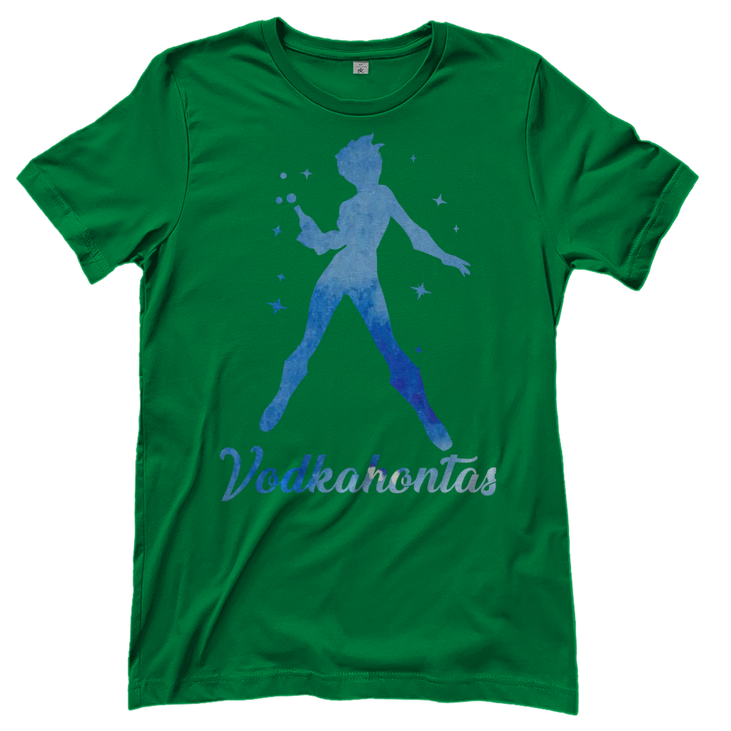 Vodkahontas - Prinzessin Aquarell - Damenshirt Kelly Green