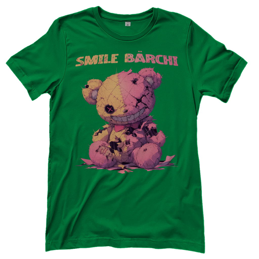 Smile Bärchi - Damenshirt Kelly Green