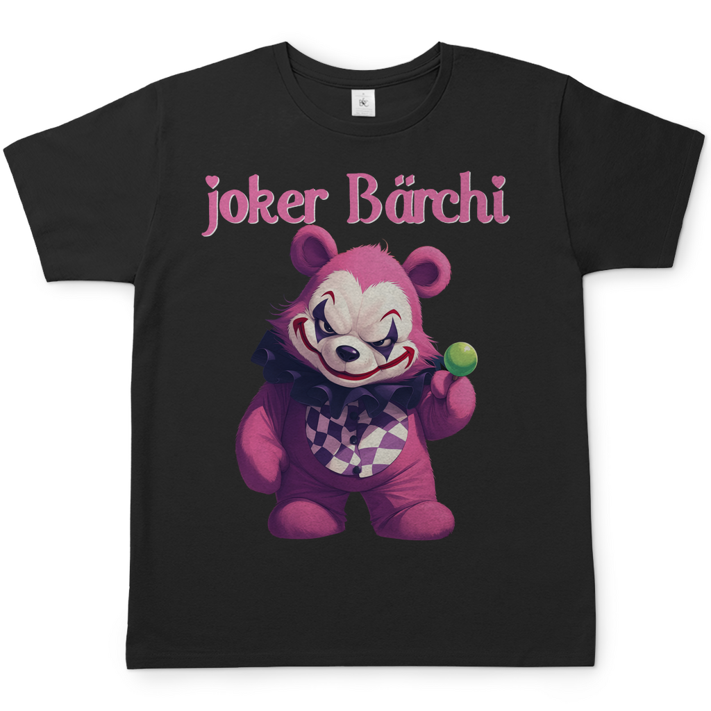 Joker Bärchi - Glücksbärchi - Herren Shirt Black
