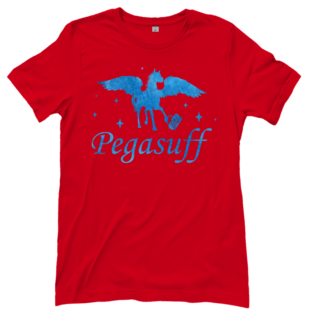 Pegasuff - Prinzessin Aquarell - Damenshirt Red