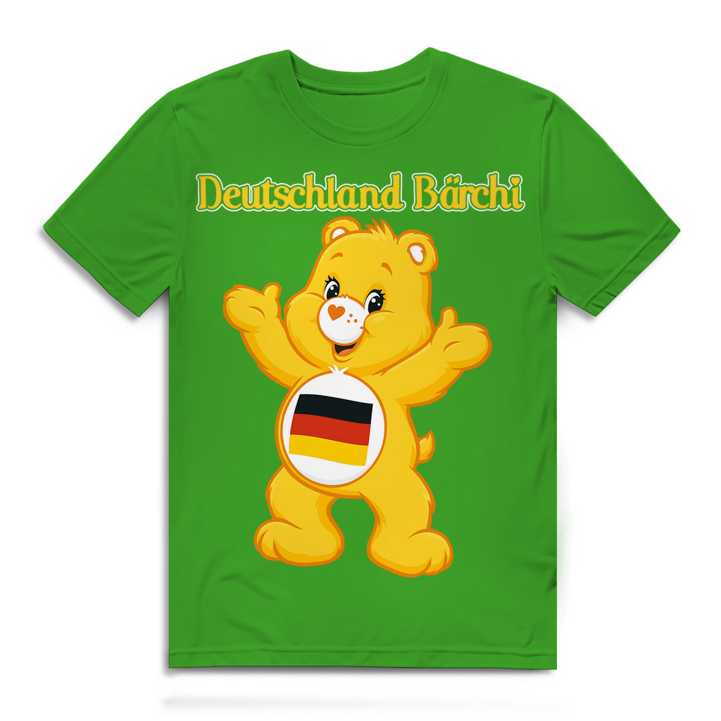 Deutschland Bärchi - Glücksbärchi - Herren Premium Bio T-Shirt Real Green