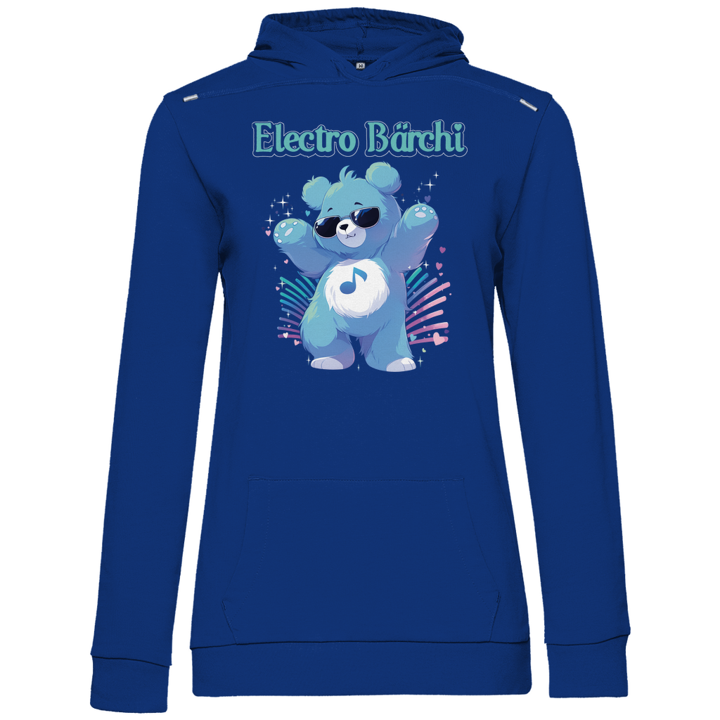 Electro Bärchi - Glücksbärchi - Damen Hoodie Royal