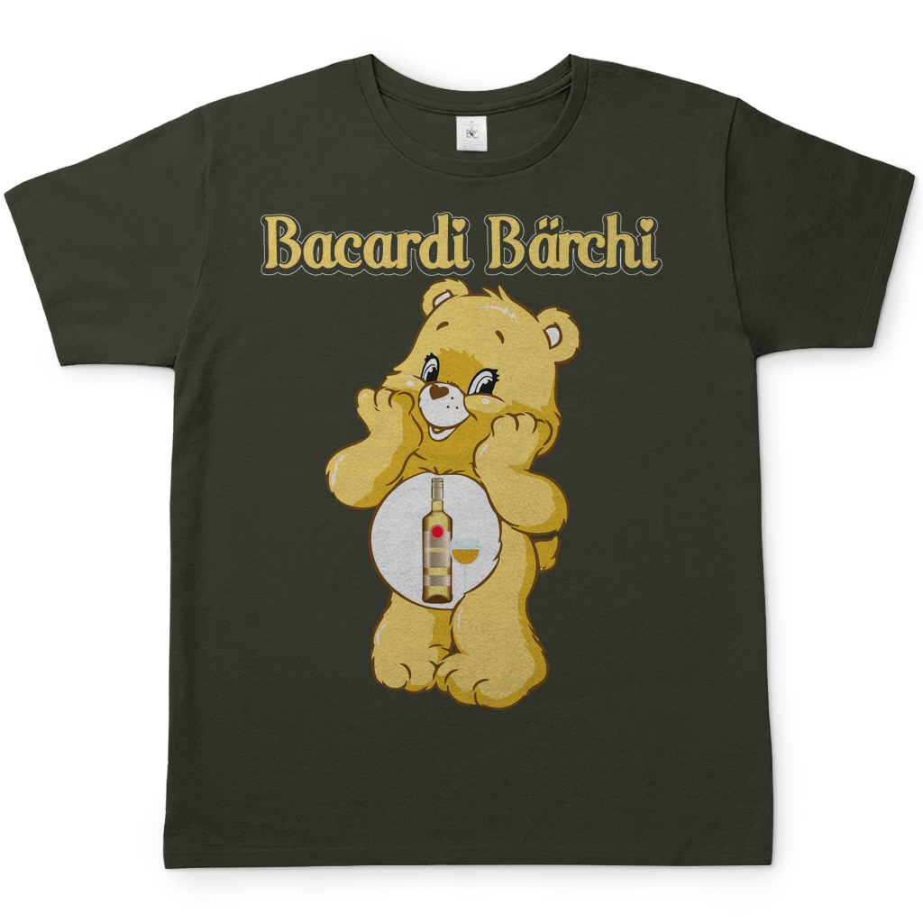 Bacardi Bärchi - Glücksbärchi - Herren Shirt Urban Khaki