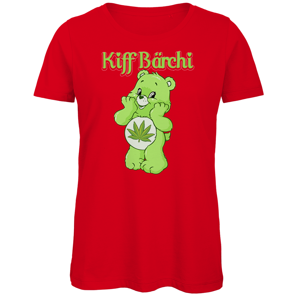 Kiff Bärchi - Glücksbärchi - Damen Premium Bio T-Shirt Red
