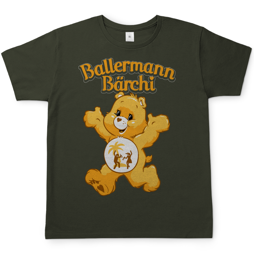 Ballermann Bärchi - Glücksbärchi - Herren Shirt Urban Khaki