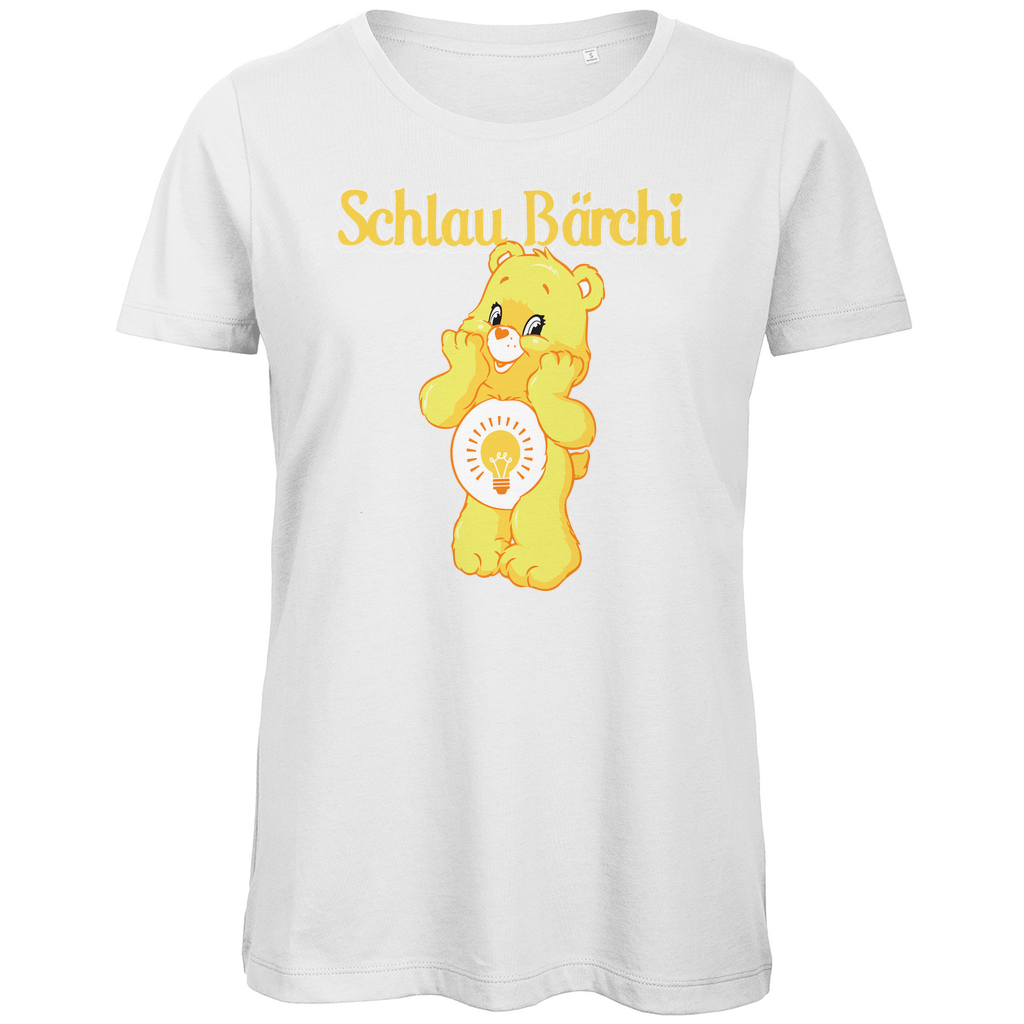 Schlau Bärchi - Glücksbärchi - Damen Premium Bio T-Shirt White