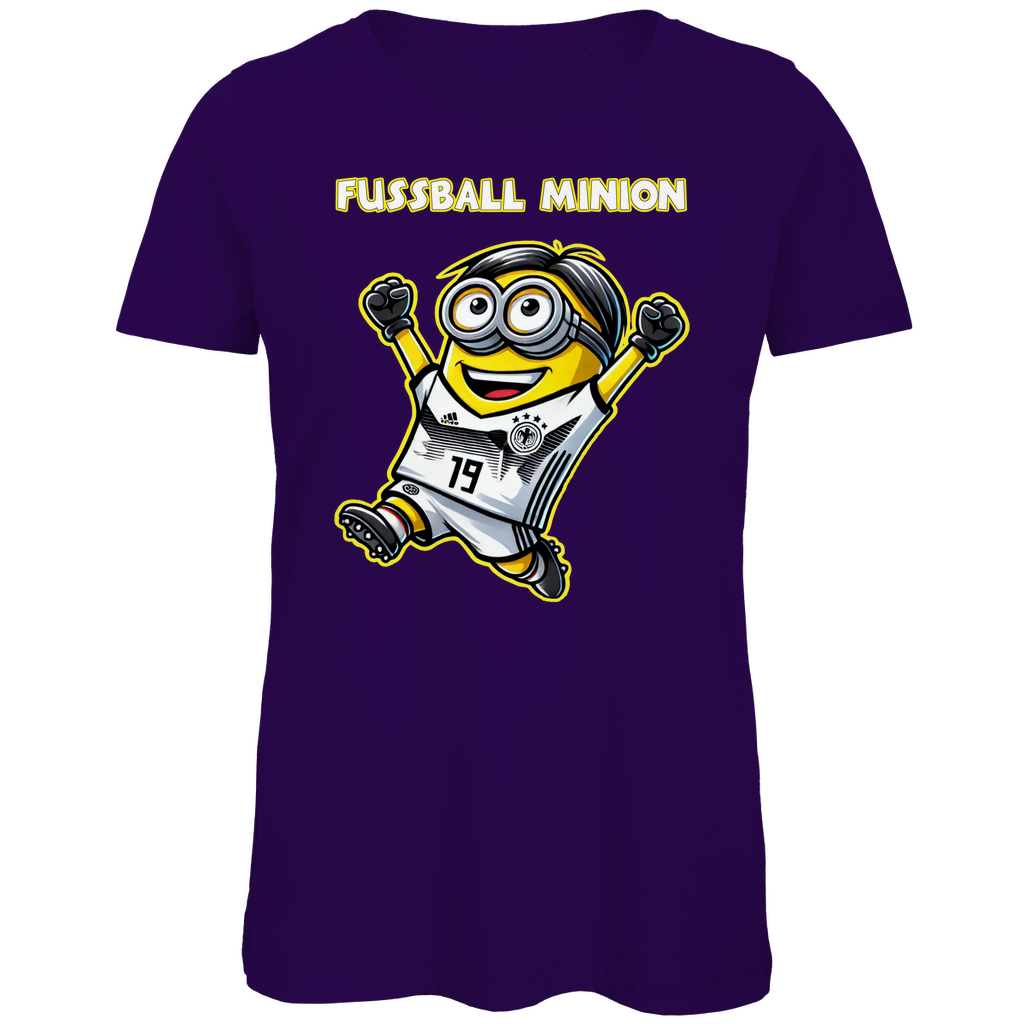 Fussball Minion - Damen Premium Bio T-Shirt