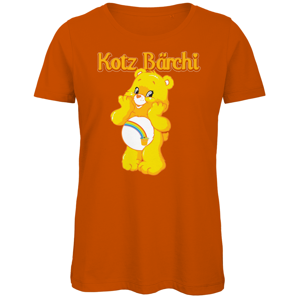 Kotz Bärchi - Glücksbärchi - Damen Premium Bio T-Shirt Urban Orange