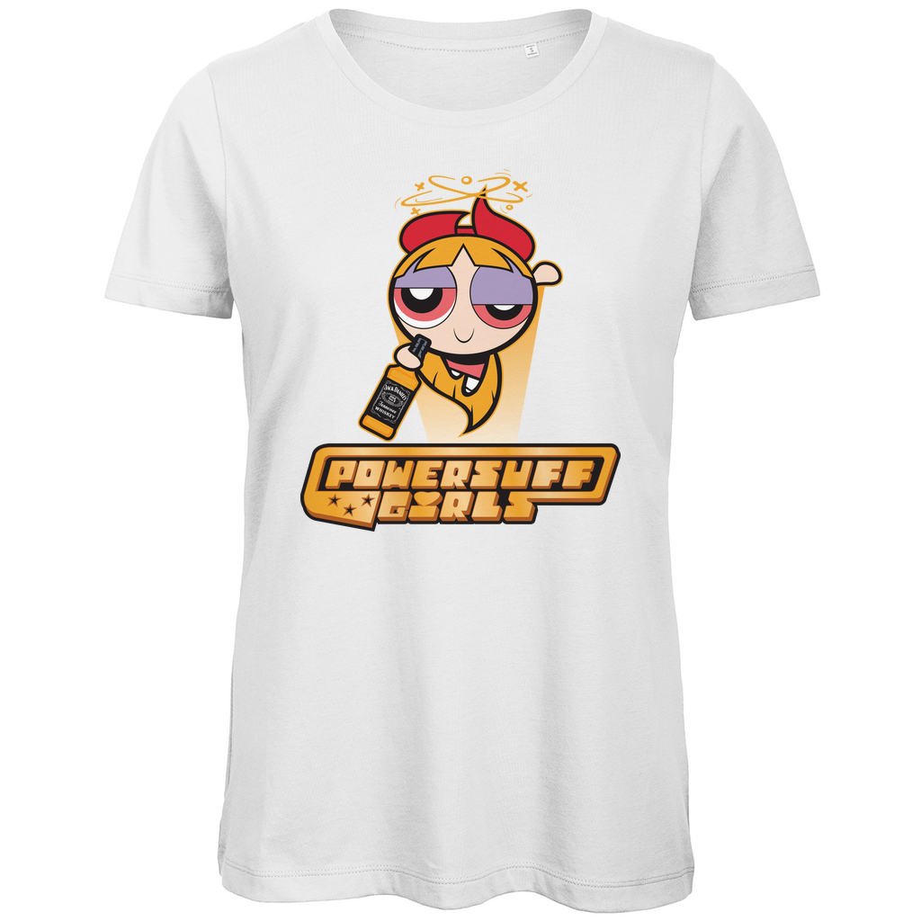 Blossom Powersuff Powerpuff Girls - Damen Premium Bio T-Shirt White