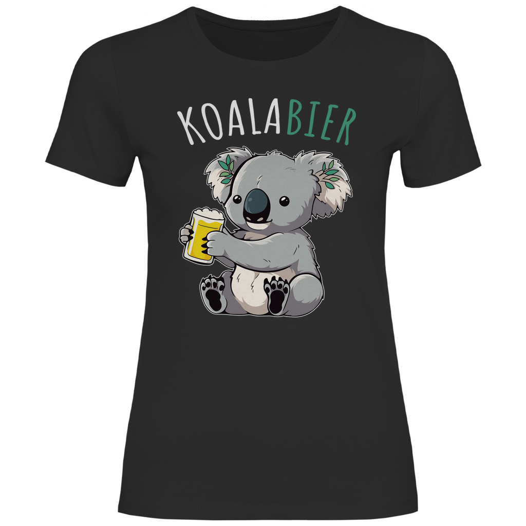 Koalabier - Damenshirt Black