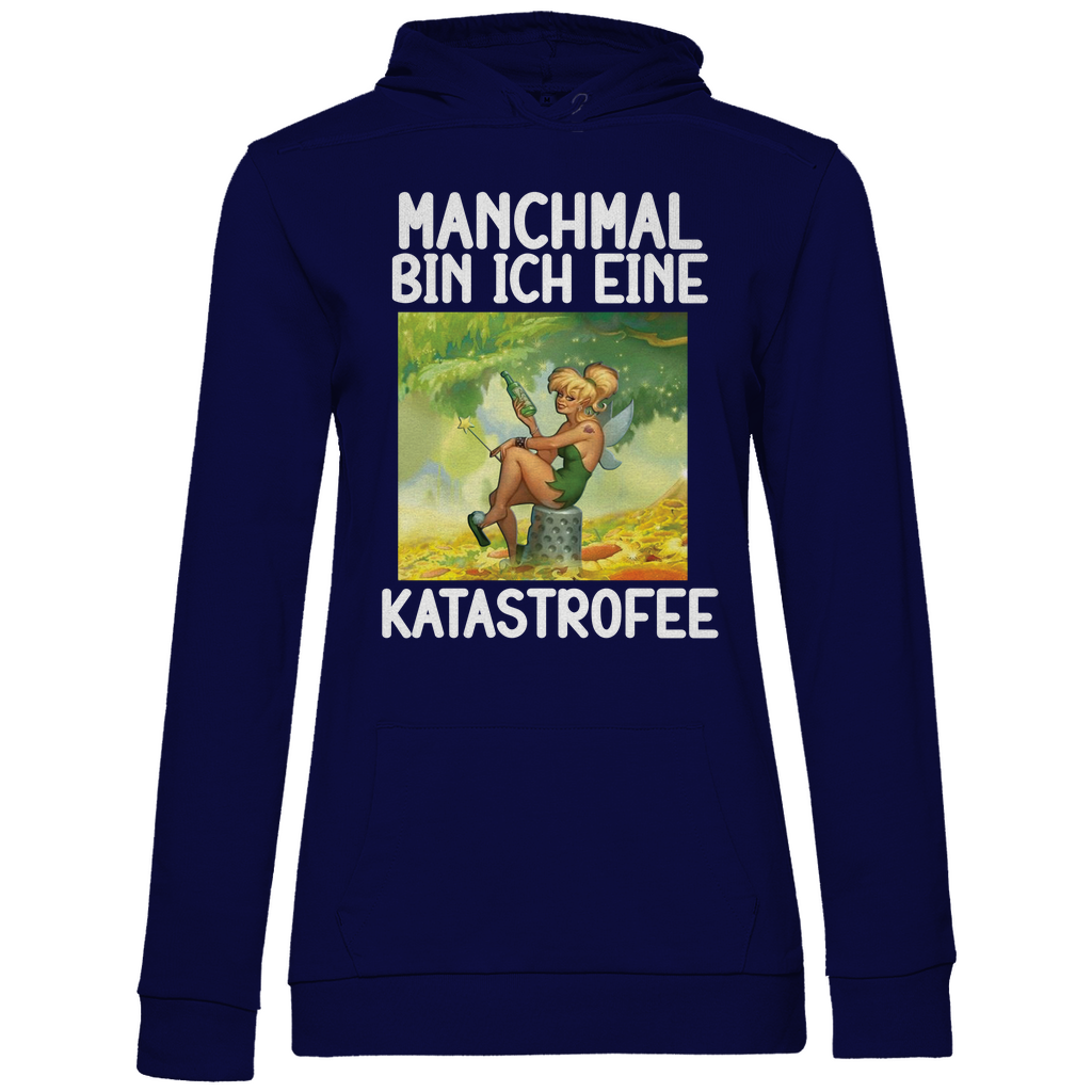 Manchmal bin ich eine Katastrofee - Damen Hoodie Navy Blue