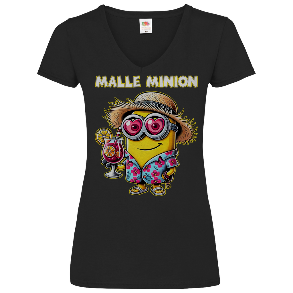 Malle Minion - V-Neck Damenshirt