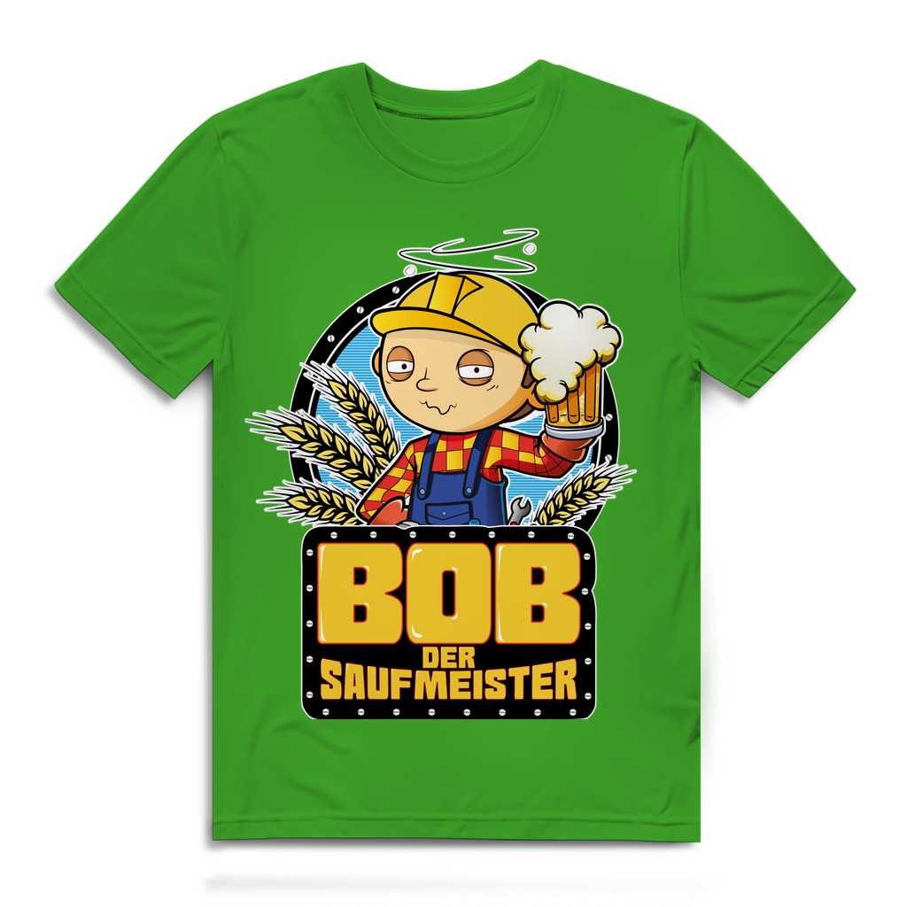 Bob der Saufmeister Baumeister - Herren Premium Bio T-Shirt Real Green