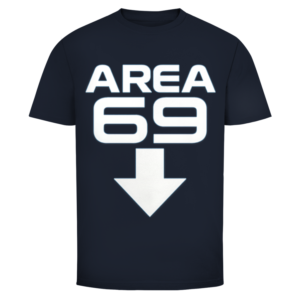 Herren T-Shirt Area 69 Navy