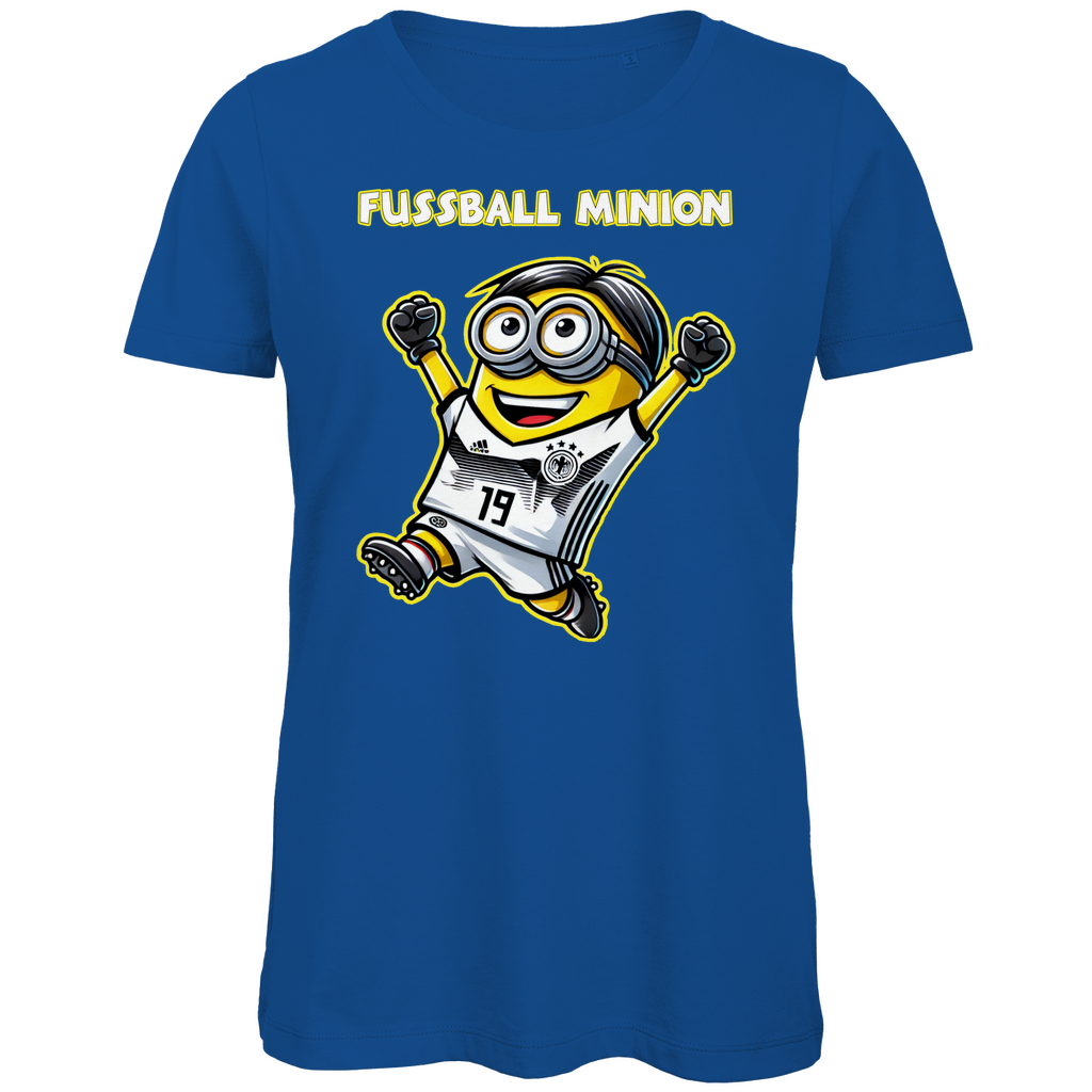 Fussball Minion - Damen Premium Bio T-Shirt
