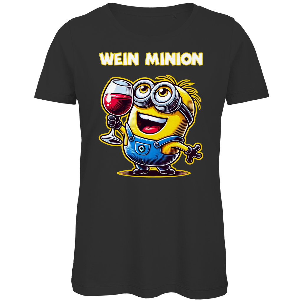 Wein Minion - Damen Premium Bio T-Shirt