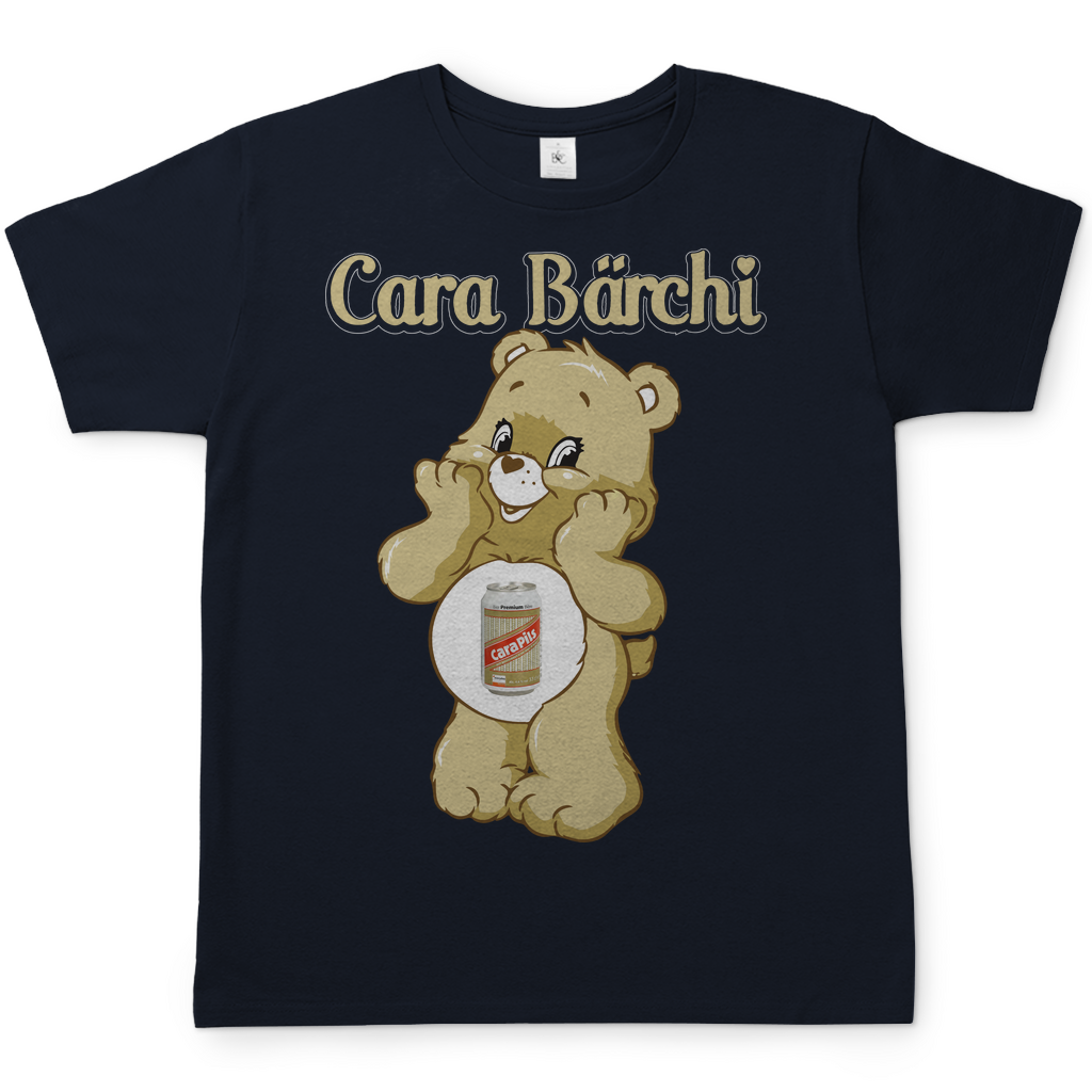 Cara Bärchi - Glücksbärchi - Herren Shirt Navy