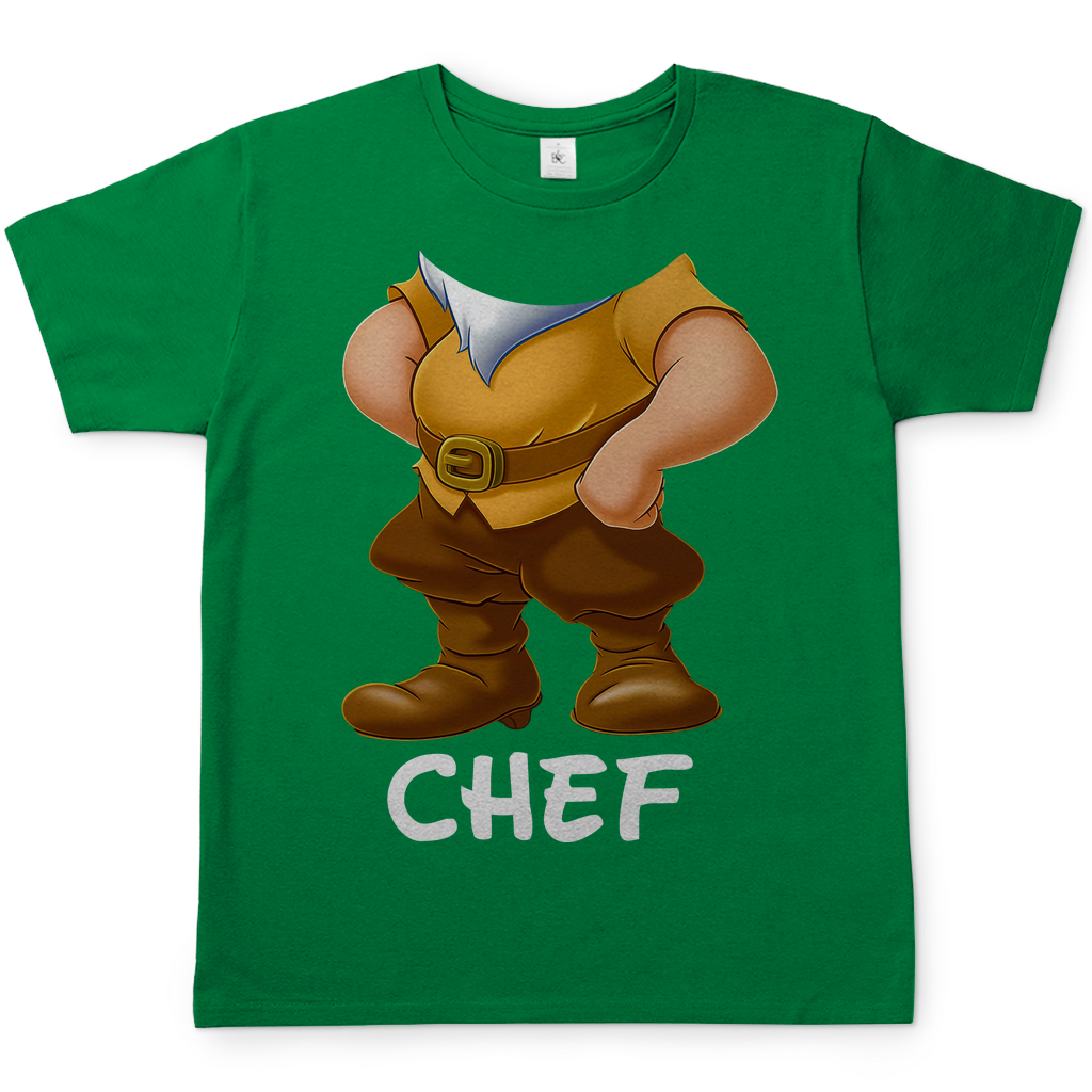 Schneewittchen und die 7 Zwerge - Chef - Herren Shirt Kelly Green