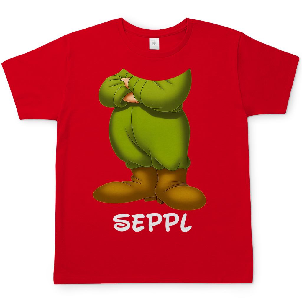 Schneewittchen und die 7 Zwerge - Seppl - Herren Shirt Red