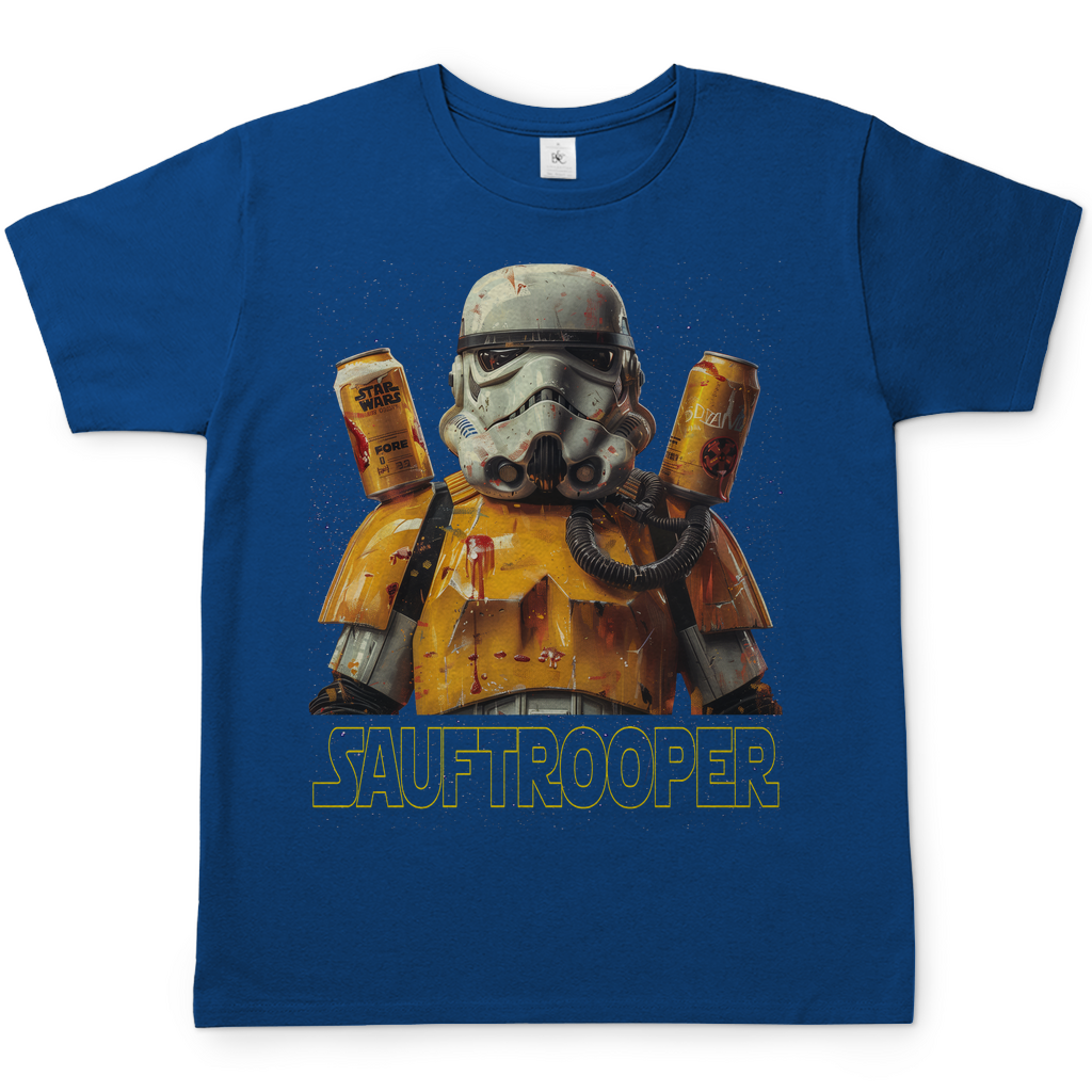 Sauftrooper - Stormtrooper Star Wars - Herren Shirt Royal Blue