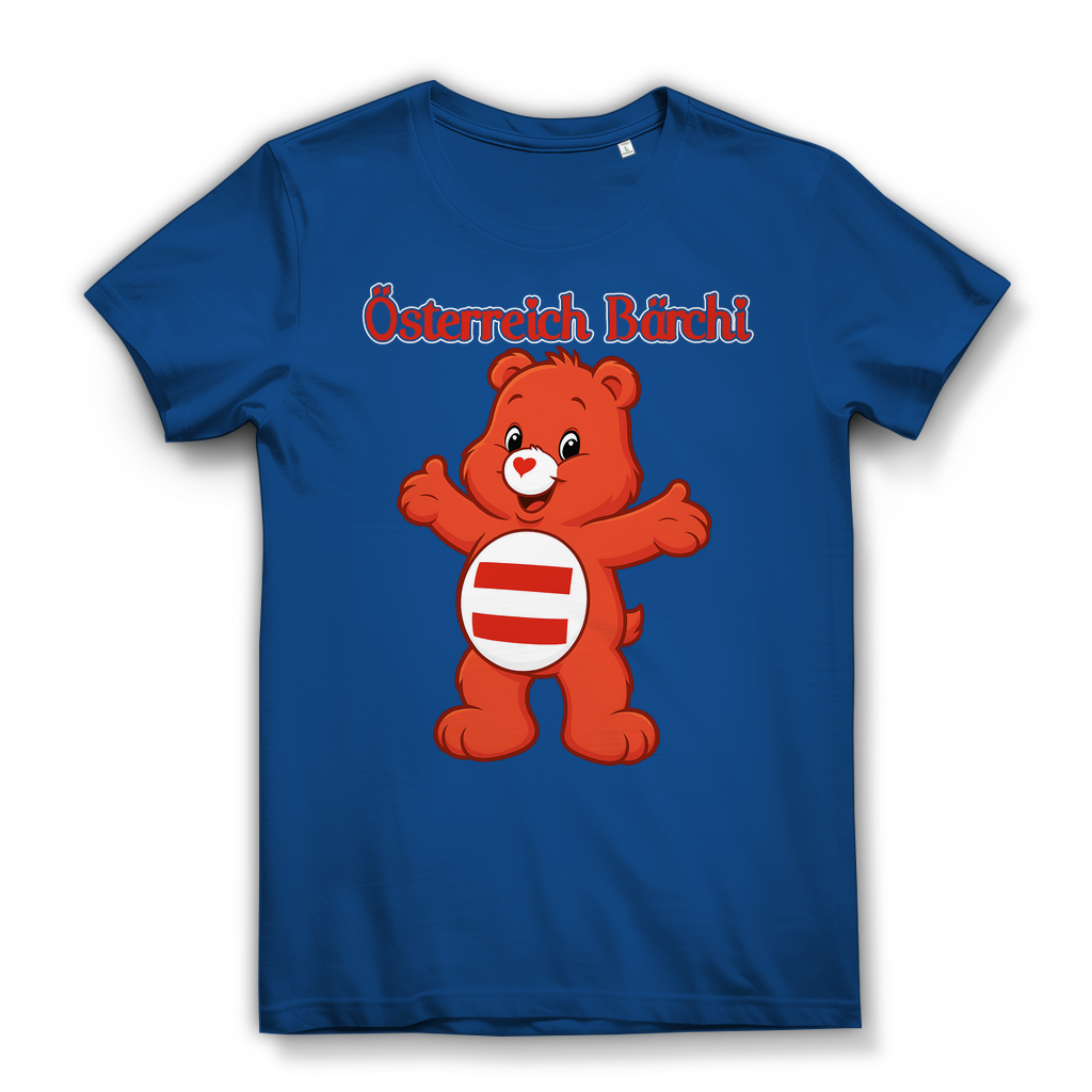 Österreich Bärchi - Glücksbärchi - Damen Premium Bio T-Shirt Royal Blue