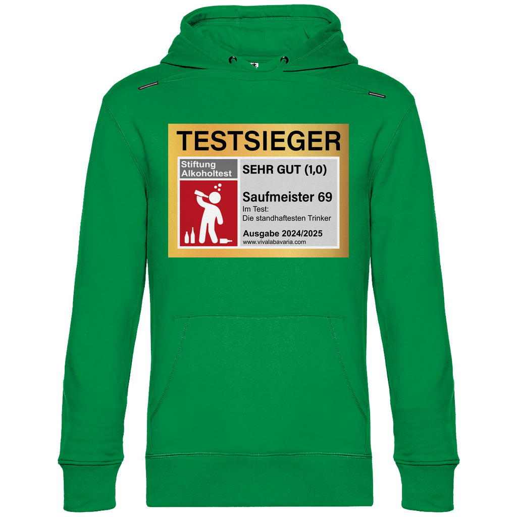 Testsieger Saufmeister 69 - Unisex Hoodie Kelly Green