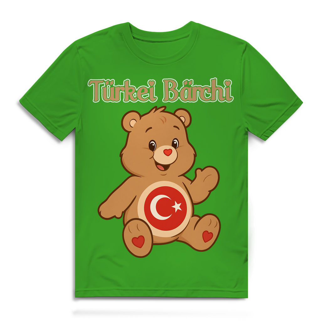 Türkei Bärchi - Glücksbärchi - Herren Premium Bio T-Shirt Real Green