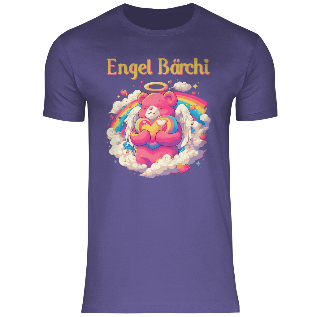 Engel Bärchi - Glücksbärchi - Herren Shirt Millennial Lilac