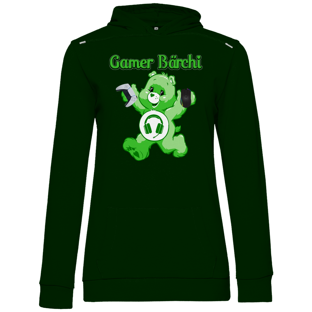 Gamer Bärchi - Glücksbärchi - Damen Hoodie Forest Green
