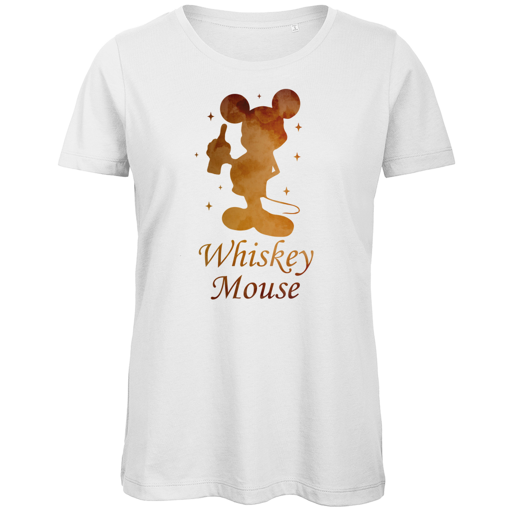 Mond Prinzessin - Whiskey Mouse - Damen Premium Bio T-Shirt White