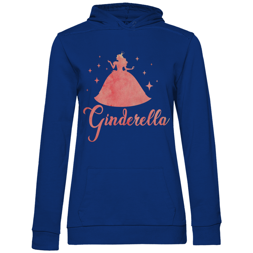 Ginderella - Prinzessin Aquarell - Damen Hoodie Royal