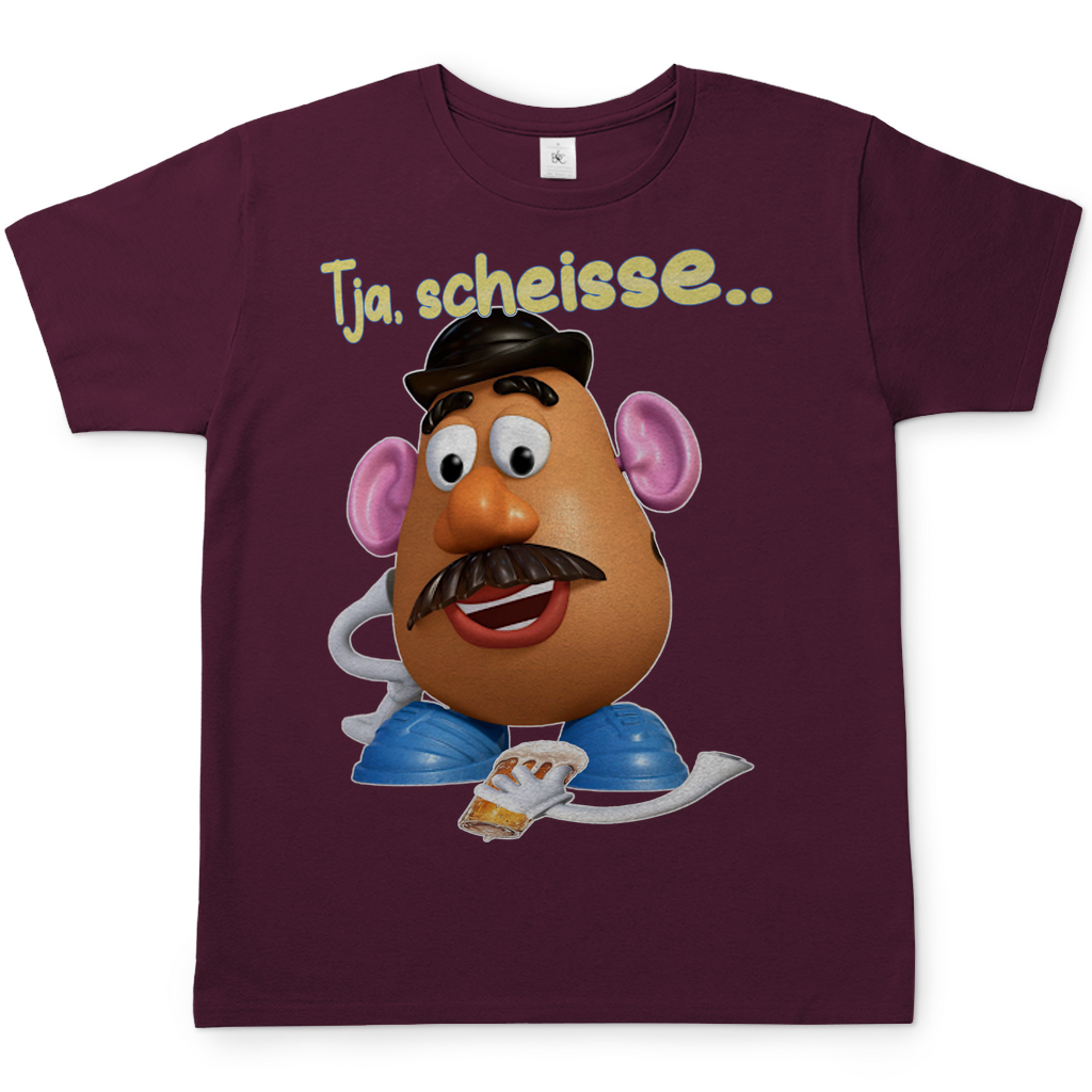 Tja, scheisse - Charlie Naseweis Toy Story - Herren Shirt Burgundy