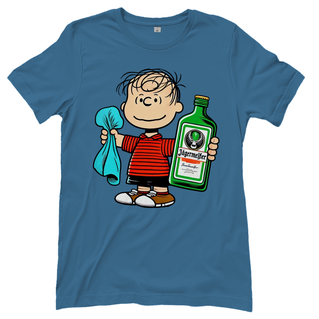 Linus van Pelt mit Jäger - Die Peanuts - Damenshirt