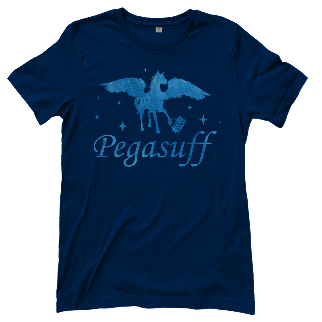 Pegasuff - Prinzessin Aquarell - Damenshirt Navy