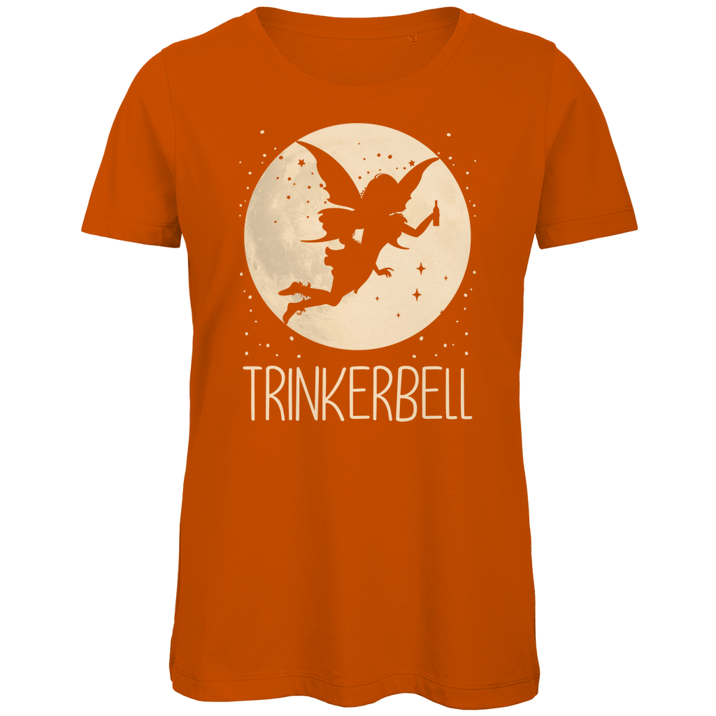 Mond Prinzessin - Trinkerbell - Damen Premium Bio T-Shirt Urban Orange