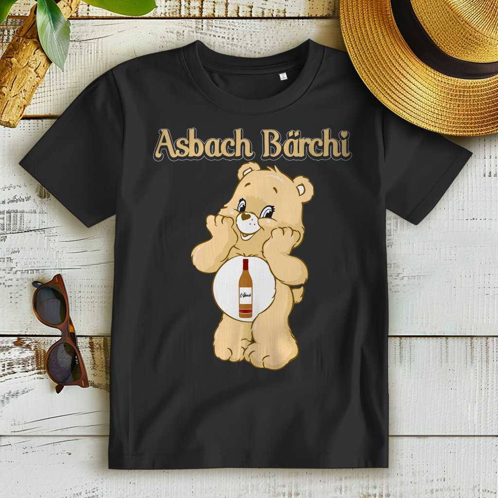 Asbach Bärchi - Glücksbärchi - Damen Premium Bio T-Shirt Black