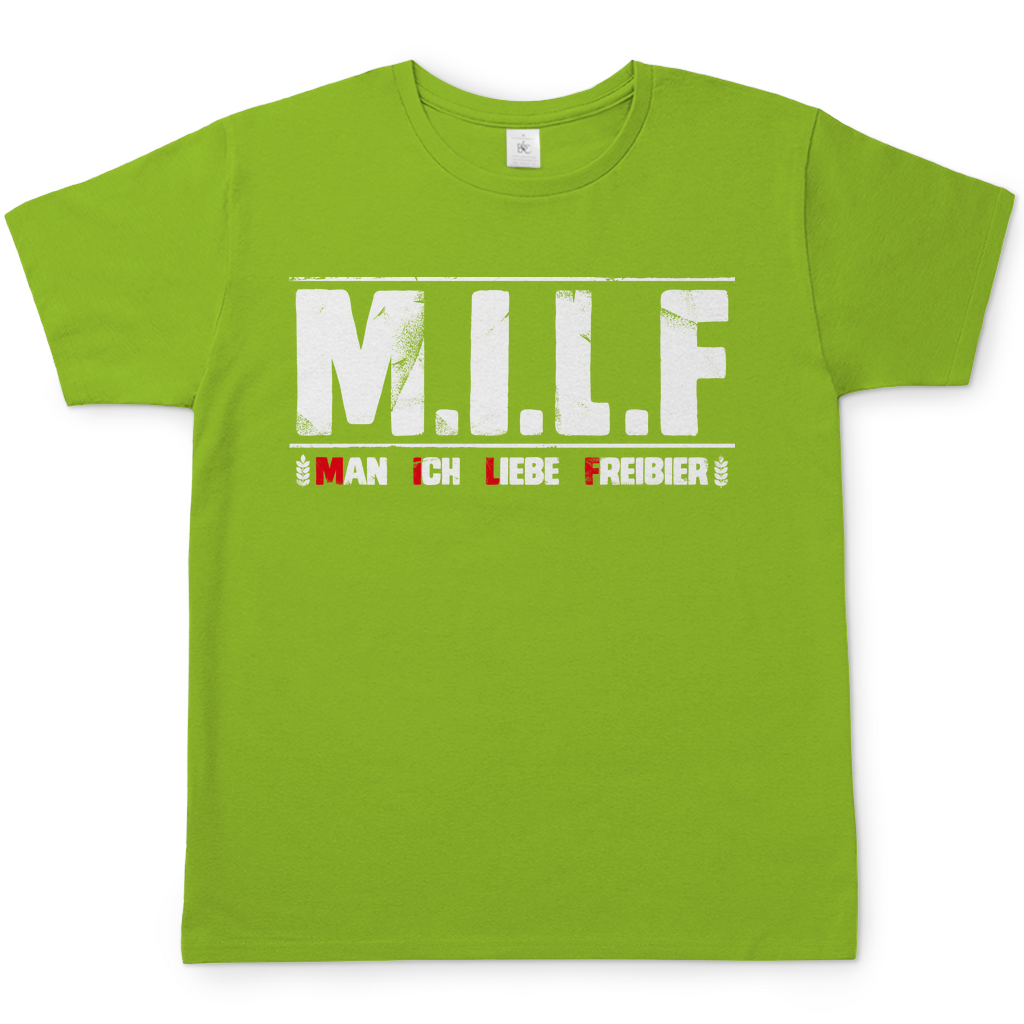 MILF man ich liebe Freibier - Herren Shirt