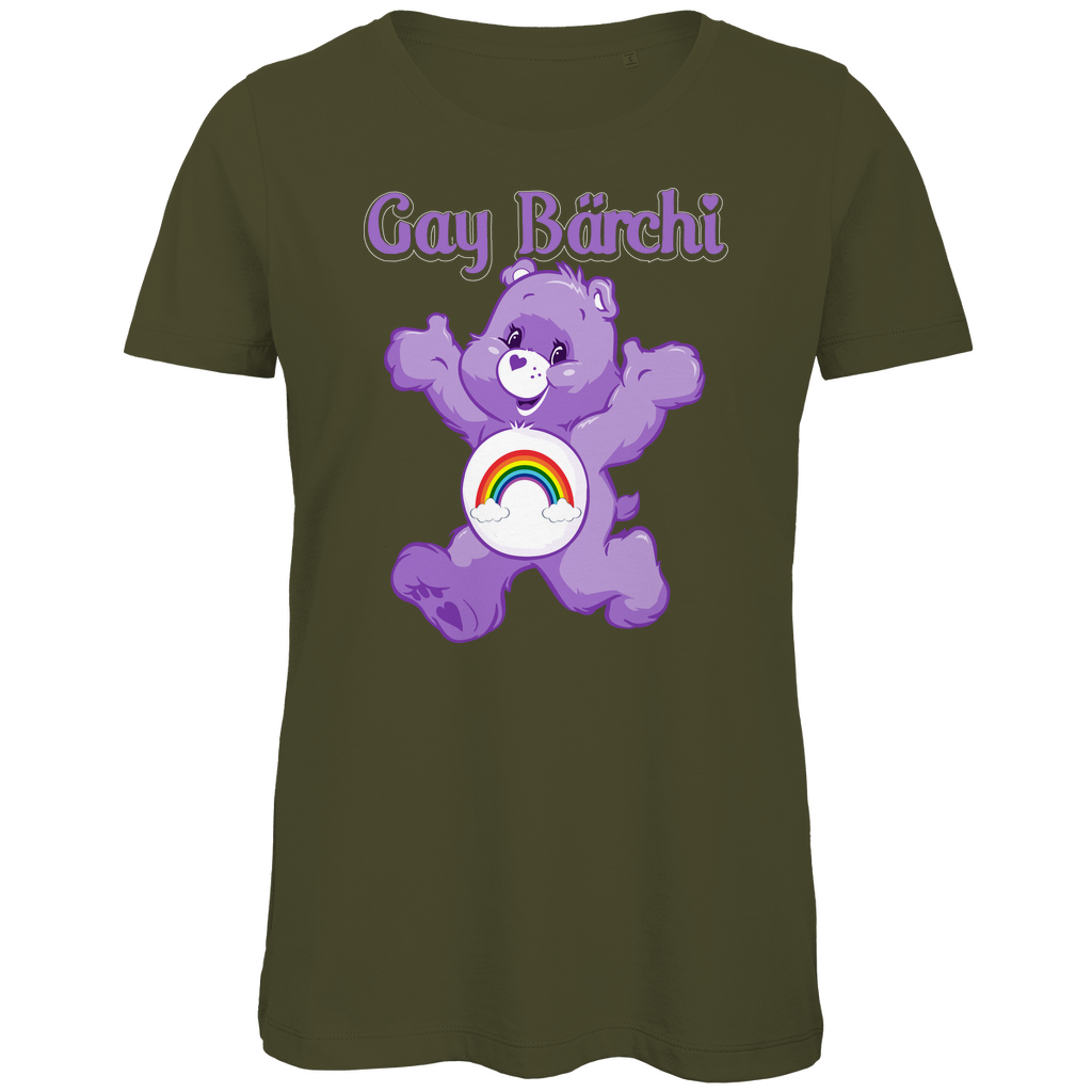 Gay Bärchi - Glücksbärchi - Damen Premium Bio T-Shirt Khaki