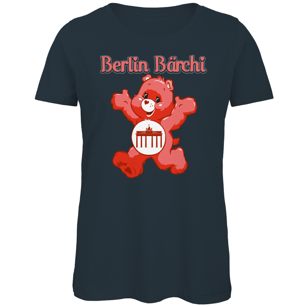 Berlin Bärchi - Glücksbärchi - Damen Premium Bio T-Shirt Dark Grey