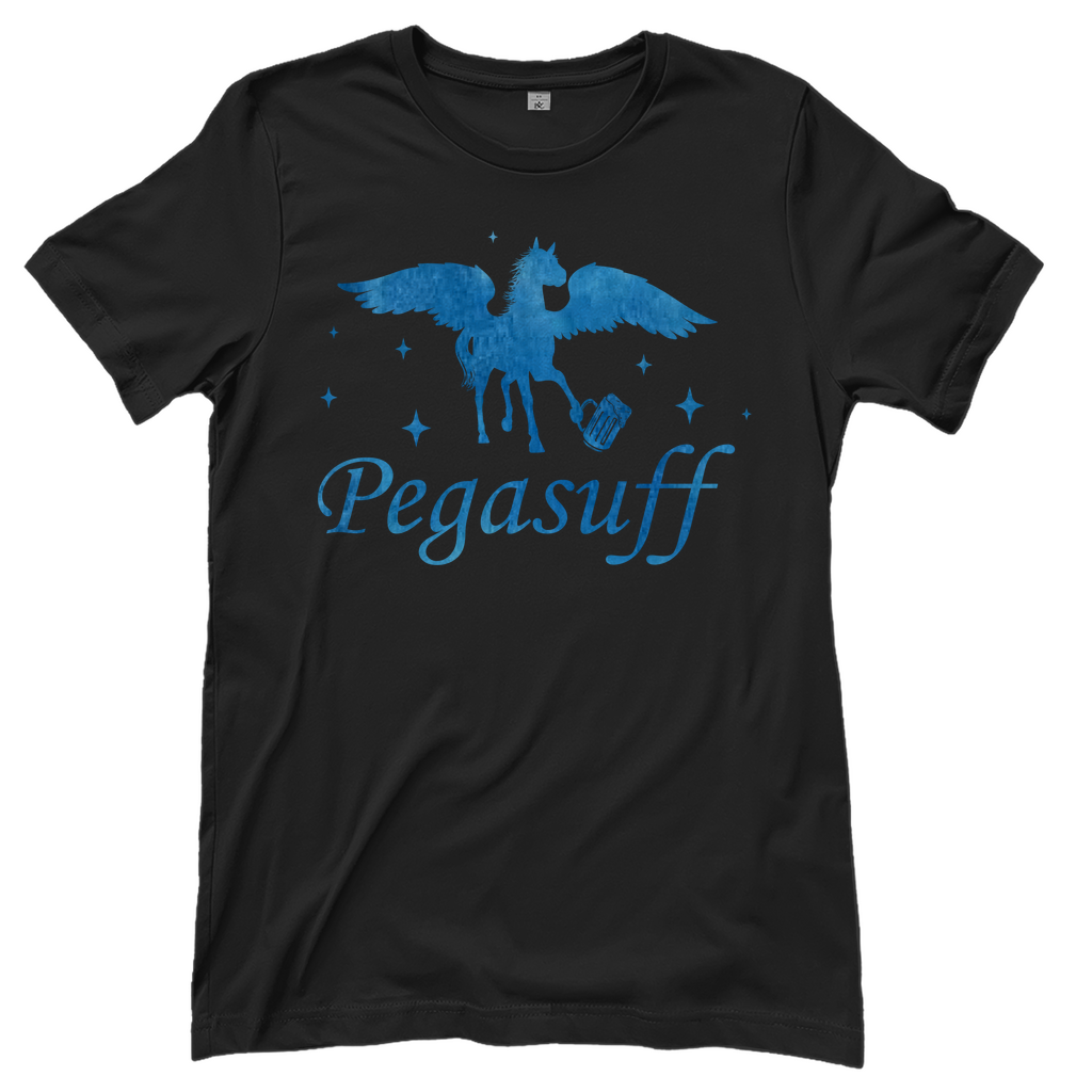 Pegasuff - Prinzessin Aquarell - Damenshirt Black