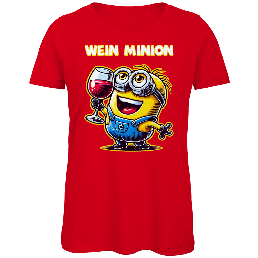 Wein Minion - Damen Premium Bio T-Shirt