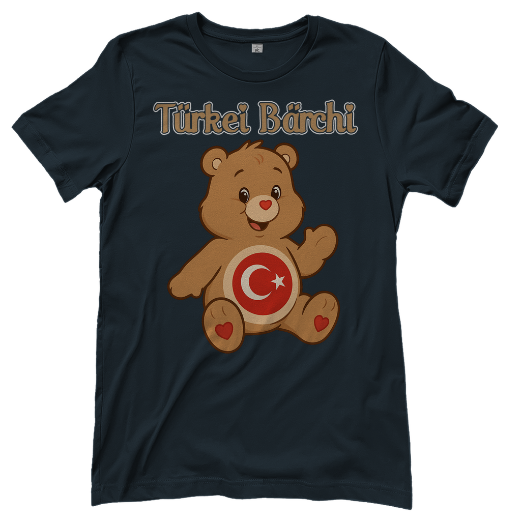 Türkei Bärchi - Glücksbärchi - Damen T-Shirt Dark Grey Solid