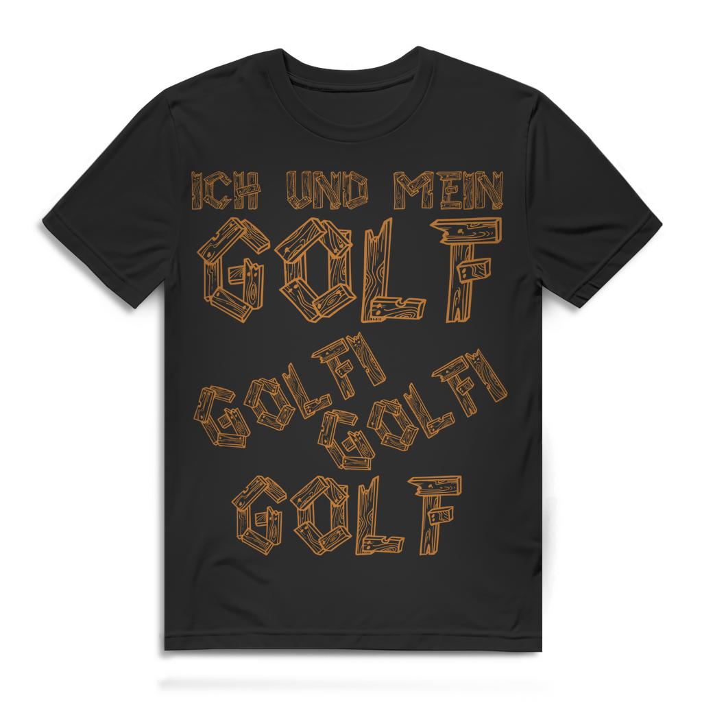 Ich und mein Golf – Lustiges Herren Auto T-Shirt mit deutschen Auto Leidenschaft Black