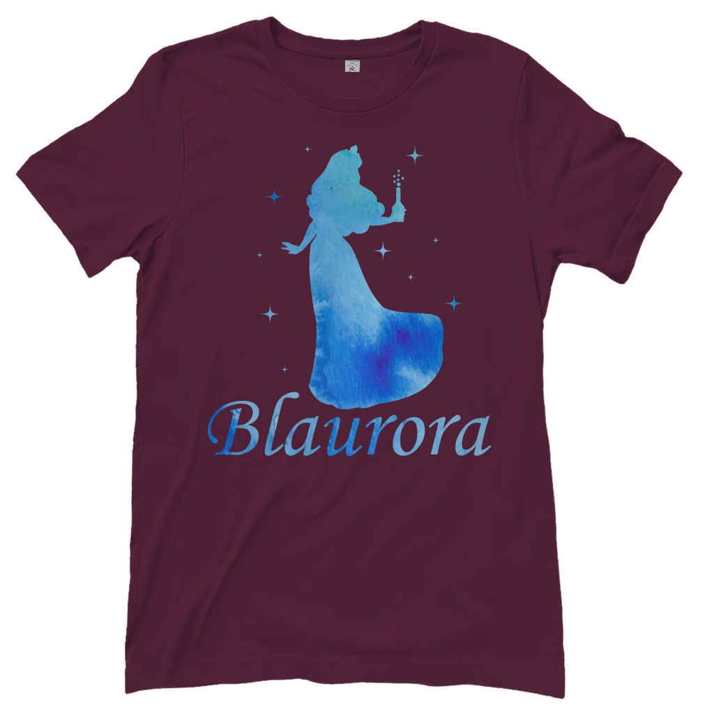 Blaurora - Prinzessin Aquarell - Damenshirt Burgundy